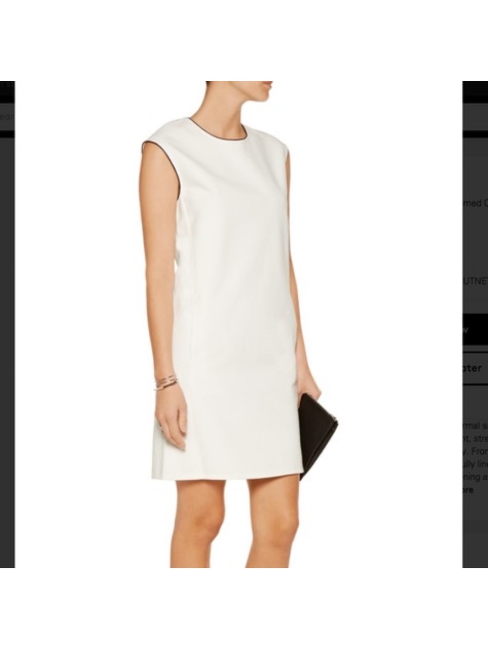 🗽Vince Dress with Pockets & Leather Trim